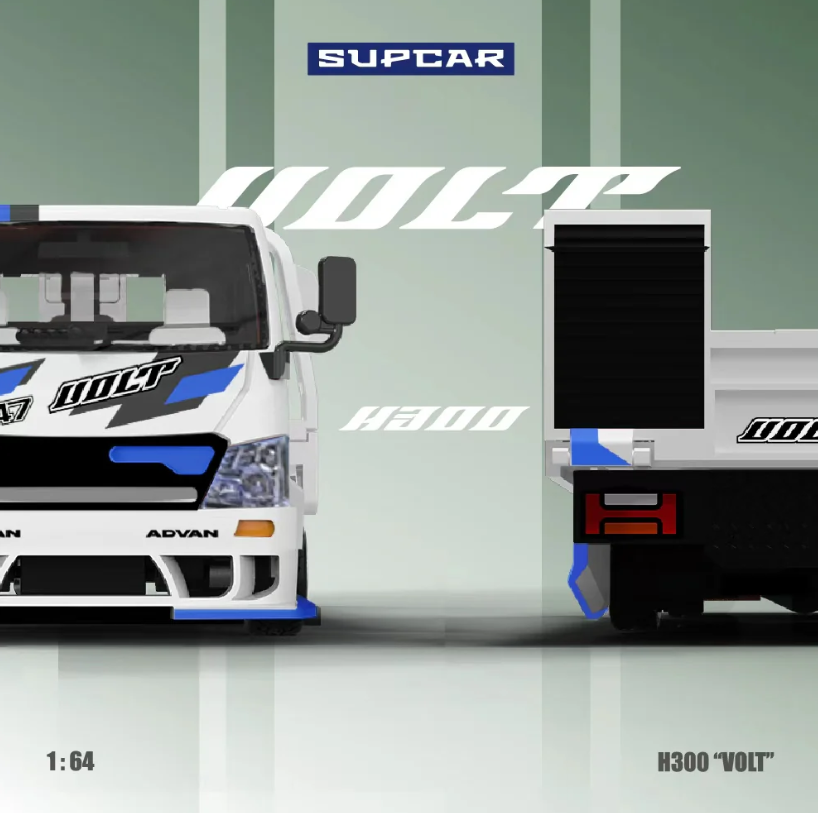 SUPCAR 1:64 Hino H300 (ADVAN VOLT)