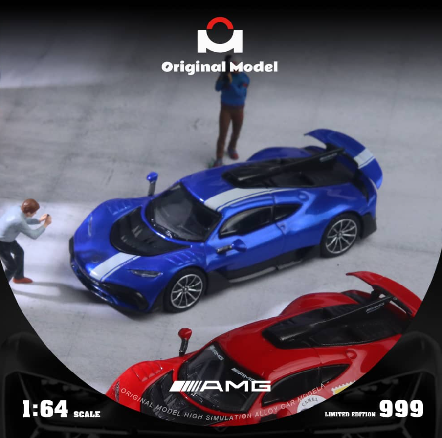 Original Model 1:64 Mercedes-Benz AMG One (Metallic Blue)