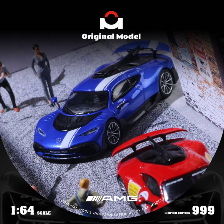 Original Model 1:64 Mercedes-Benz AMG One (Metallic Blue)