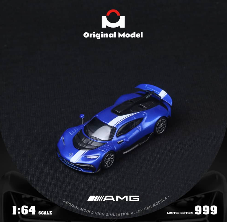 Original Model 1:64 Mercedes-Benz AMG One (Metallic Blue)