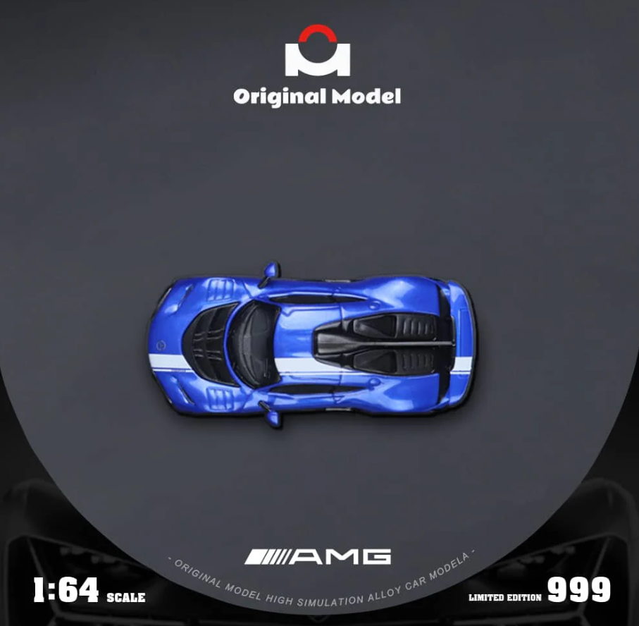 Original Model 1:64 Mercedes-Benz AMG One (Metallic Blue)