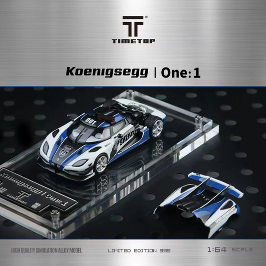 Time Top 1:64 Koenigsegg One:1 (POLICE)