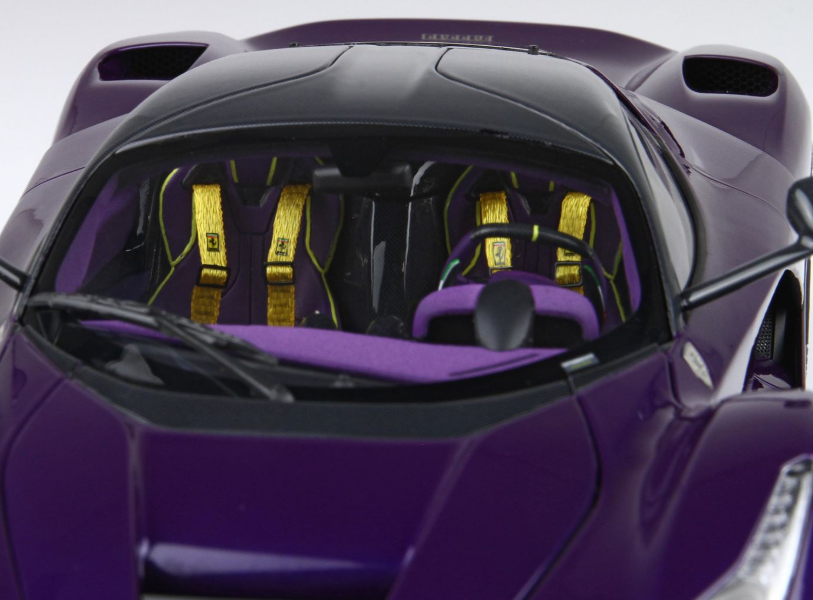 BBR 1:18 Ferrari Laferrari Purple Dubai TAILOR MADE