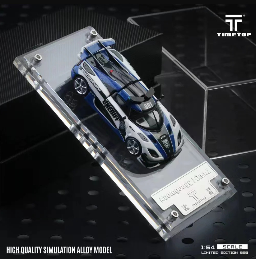 Time Top 1:64 Koenigsegg One:1 (POLICE)