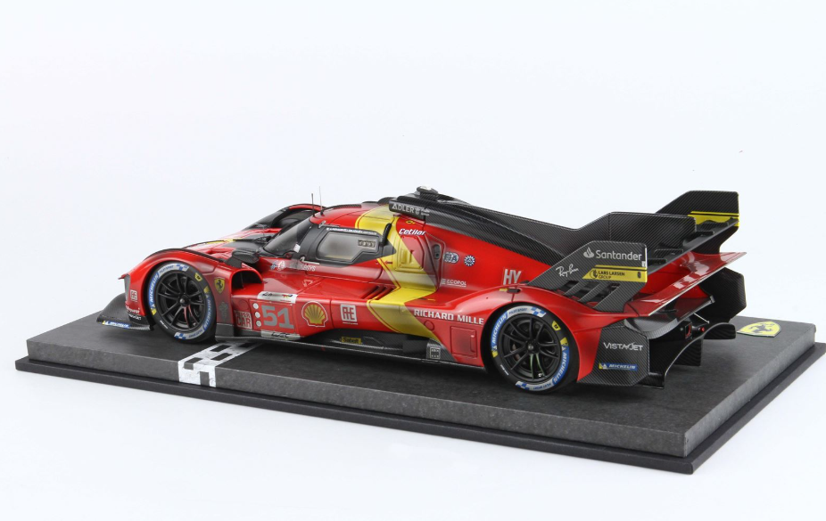 BBR 1:18 Ferrari 499P Winner Le Mans 2023 'End of Race'