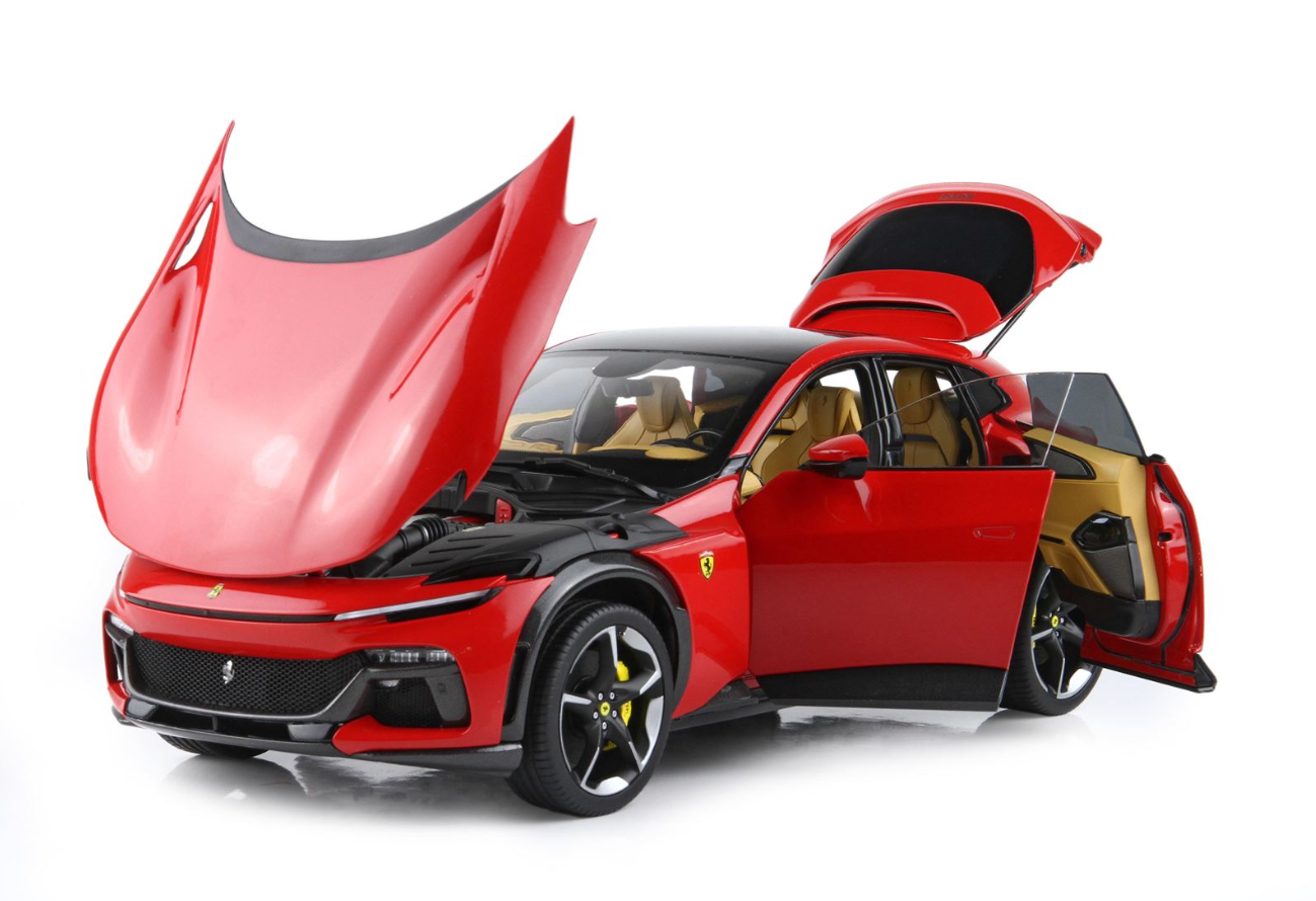 BBR Models 1:18 Ferrari Purosangue Panoramic Roof (LUXURY PACK) 'OPEN/CLOSE' (PRE-ORDER)