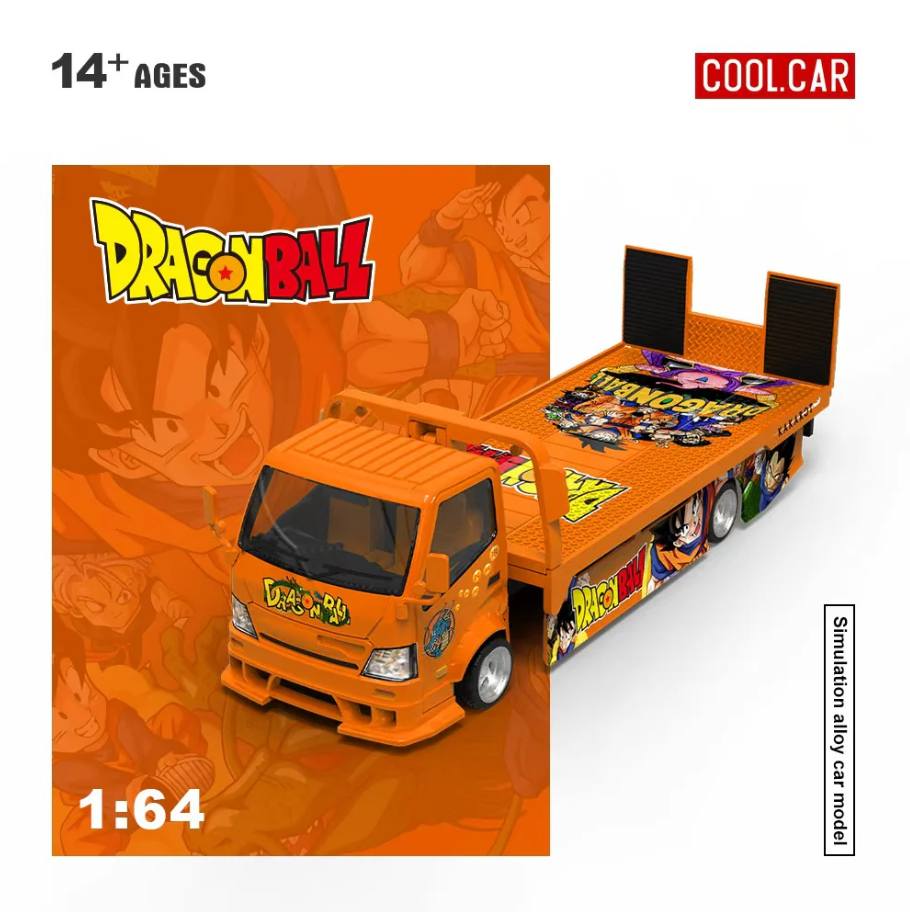 PREORDER Cool Car 1:64 Hino H300 Transport Trailer (Dragon Ball)