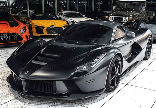 BBR 1:18 Ferrari Laferrari (Matt Black)