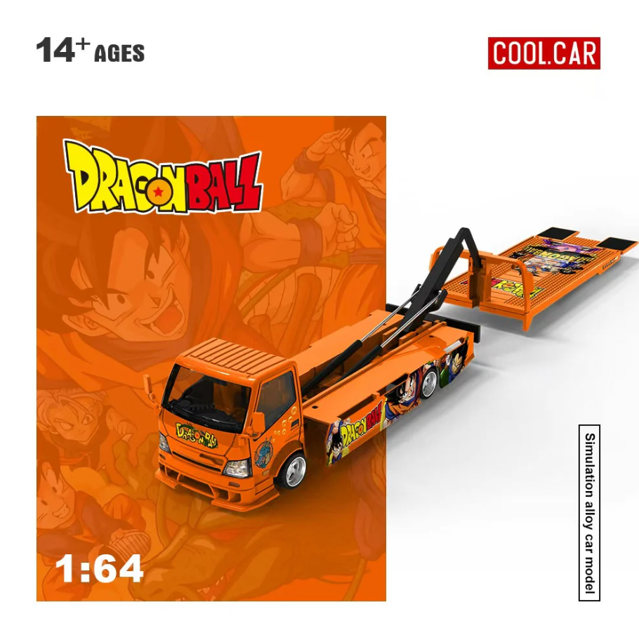 PREORDER Cool Car 1:64 Hino H300 Transport Trailer (Dragon Ball)