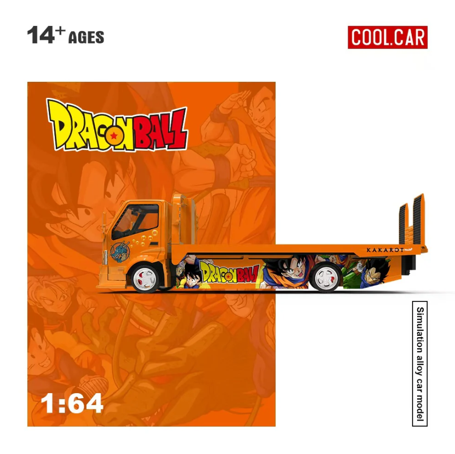 PREORDER Cool Car 1:64 Hino H300 Transport Trailer (Dragon Ball)