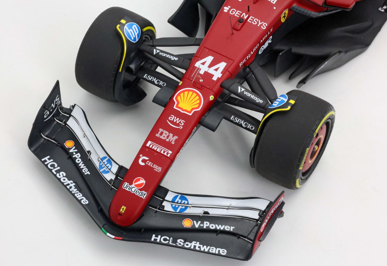 PREORDER BBR 1:18 Ferrari SF25 F1 China GP - WINNER HAMILTON - SPECIAL COFFRAIN