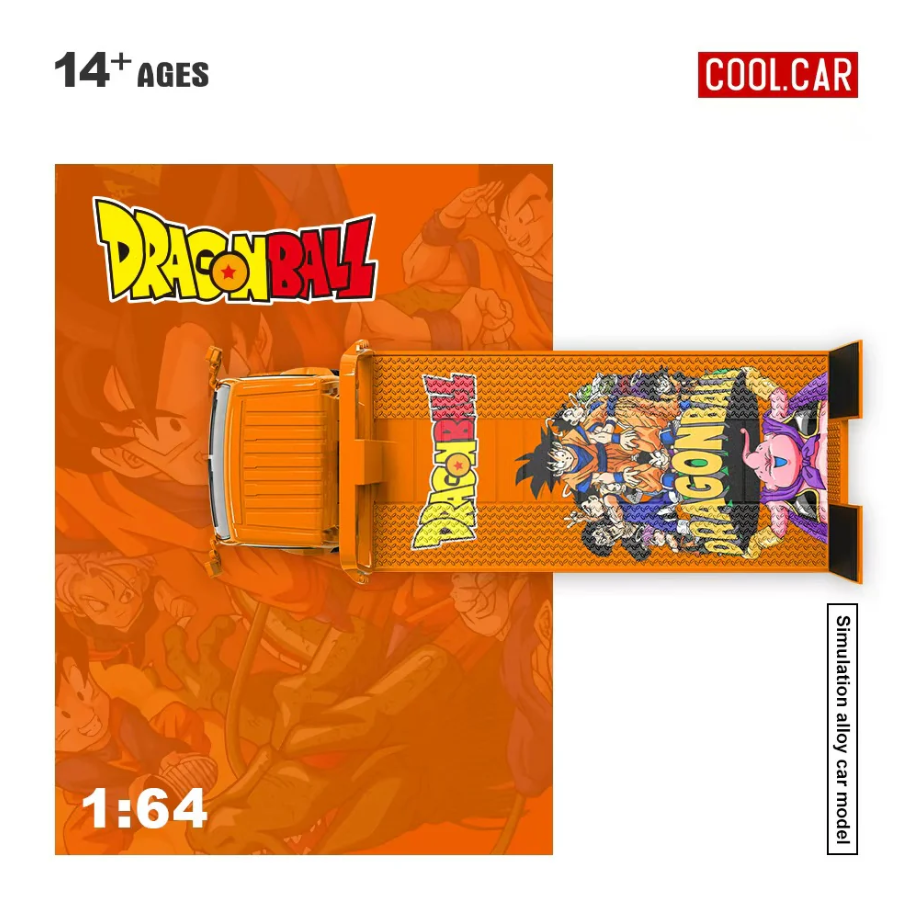 PREORDER Cool Car 1:64 Hino H300 Transport Trailer (Dragon Ball)
