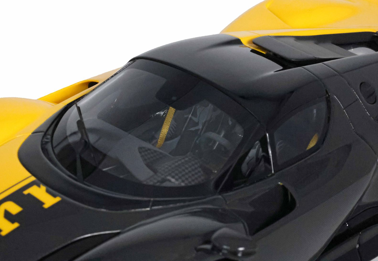 BBR 1:18 Ferrari SP3 Daytona 599+1 spider (Giallo Modena/Carbon fiber)