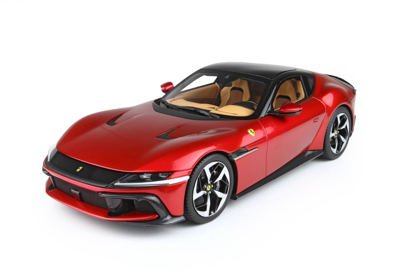 BBR 1:18 Ferrari 12Cilindri (Panoramic roof) - Rosso Fuoco