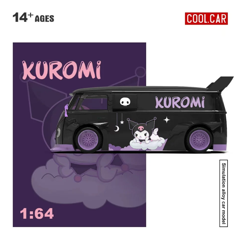 PREORDER Cool Car 1:64 Volkswagen T1 Pickup 'Kuromi'