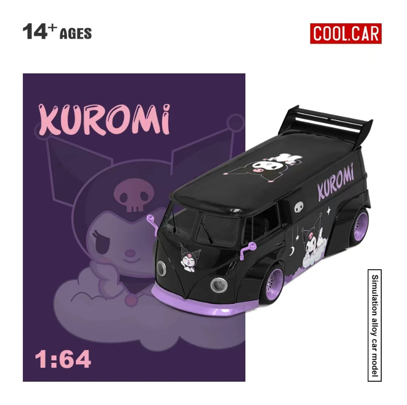 PREORDER Cool Car 1:64 Volkswagen T1 Pickup 'Kuromi'