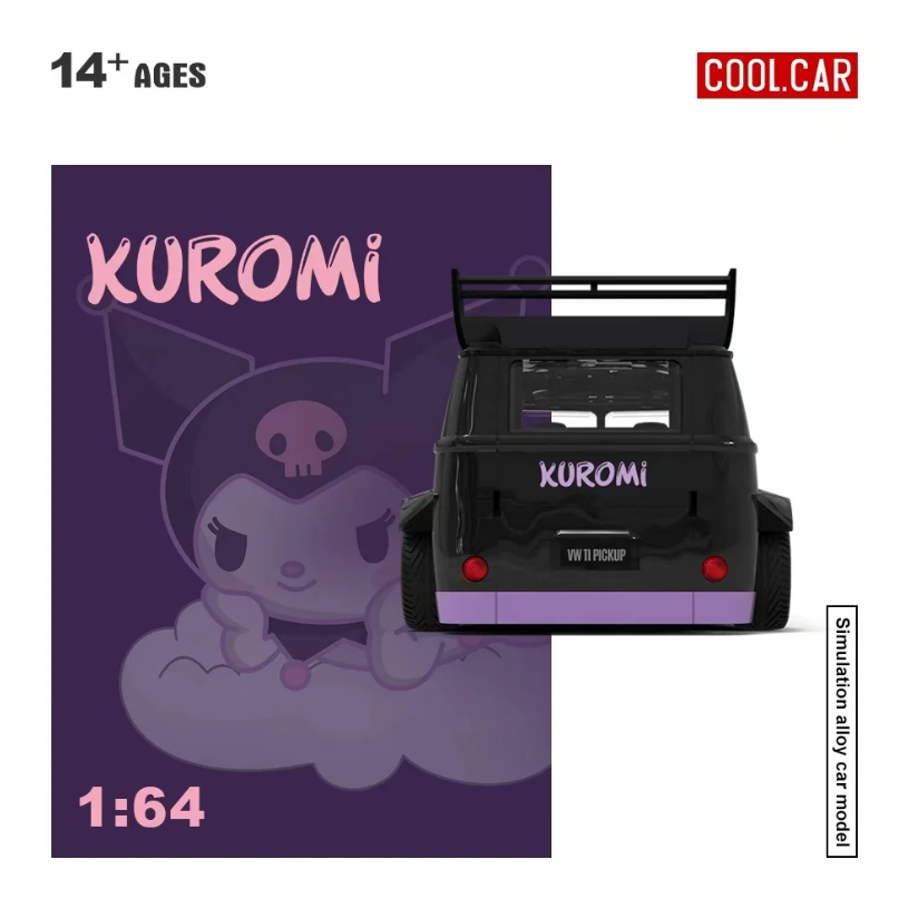 PREORDER Cool Car 1:64 Volkswagen T1 Pickup 'Kuromi'