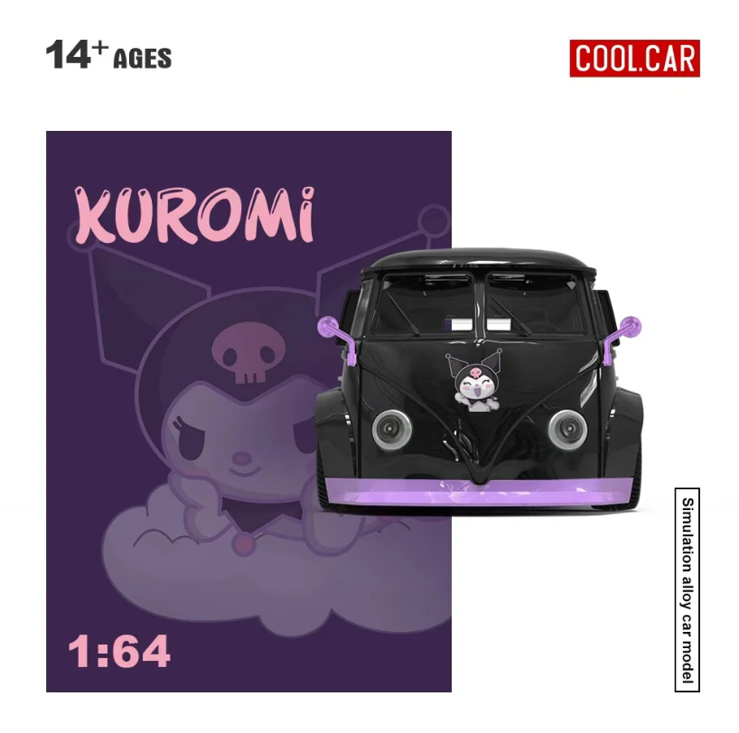 PREORDER Cool Car 1:64 Volkswagen T1 Pickup 'Kuromi'