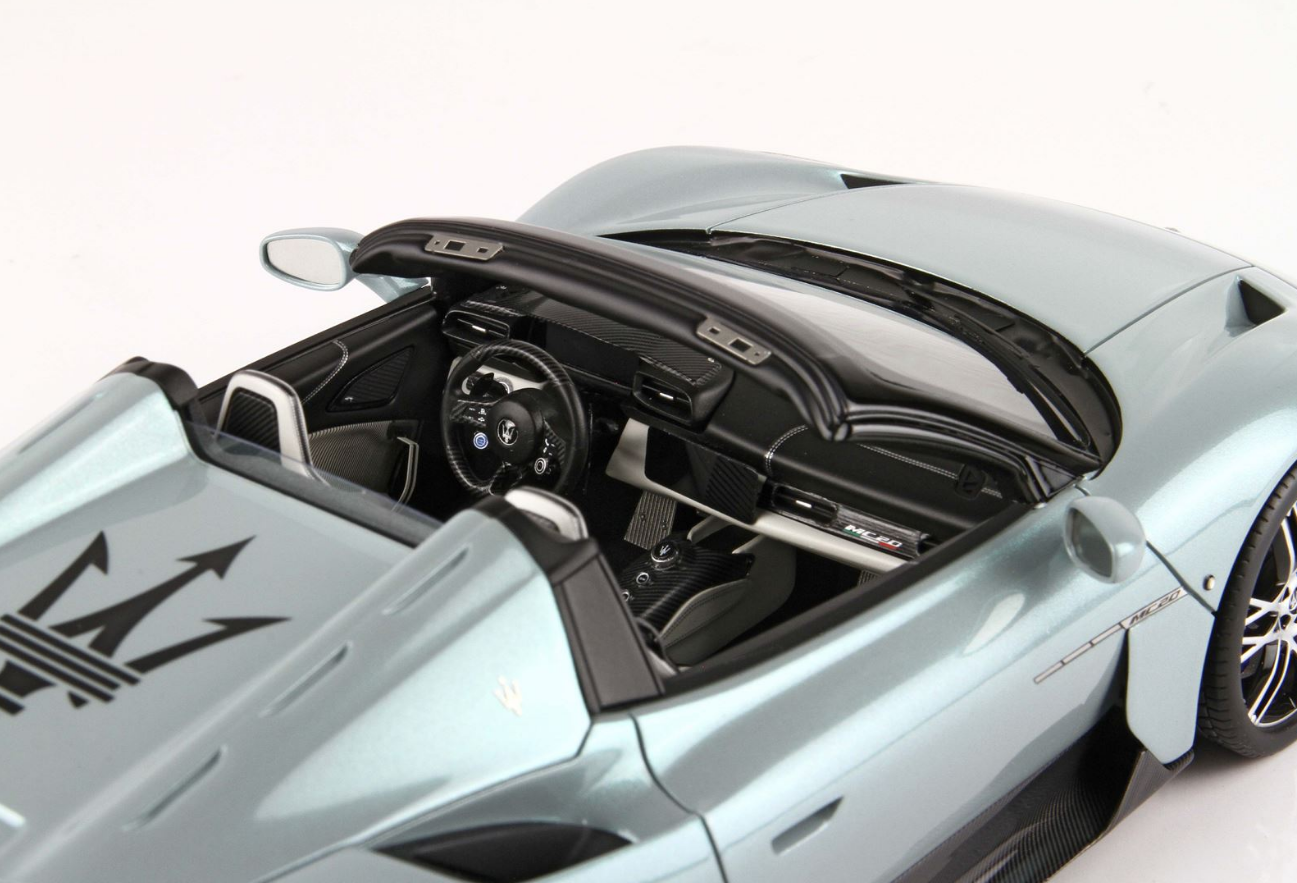 [PRE-ORDER] BBR 1:18 Maserati MC20 CIELO - Acqua Marina