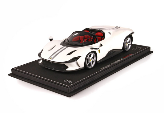 [PRE-ORDER] BBR 1:18 Ferrari SP3 Daytona 'Open Roof' - Matt metallic Italian white