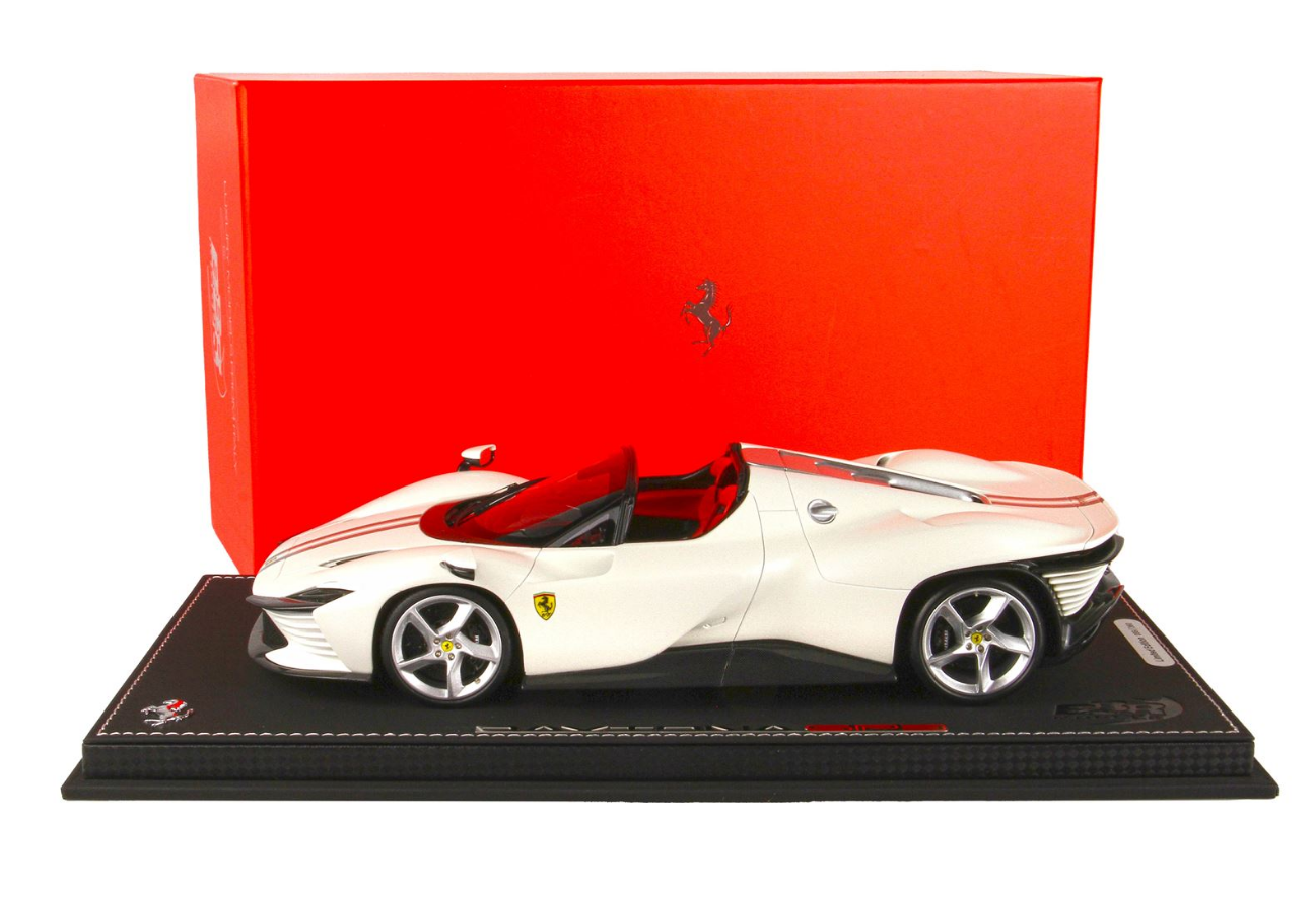 [PRE-ORDER] BBR 1:18 Ferrari SP3 Daytona 'Open Roof' - Matt metallic Italian white