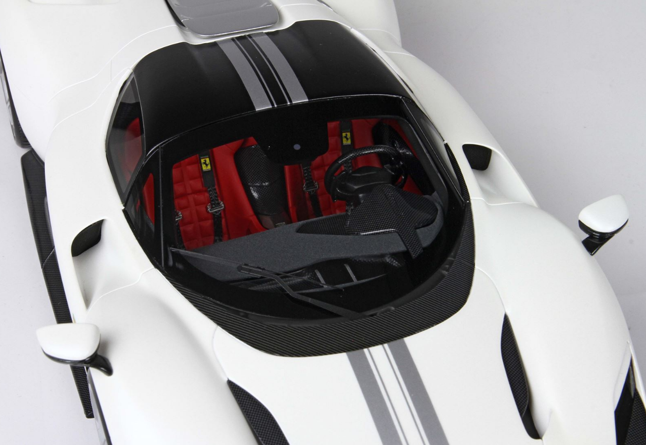 [PRE-ORDER] BBR 1:18 Ferrari SP3 Daytona 'Closed Roof' - Matt Metallic Italian White