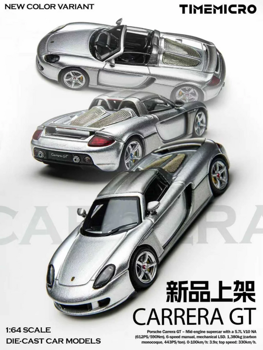 Time Micro 1:64 Porsche Carrera GT (Silver)