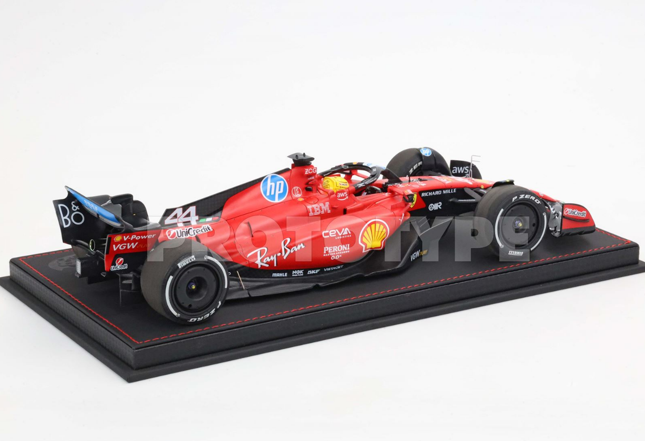BBR 1:18 Ferrari SF 23 - Hamilton - Fiorano test 2025 - car n. 44