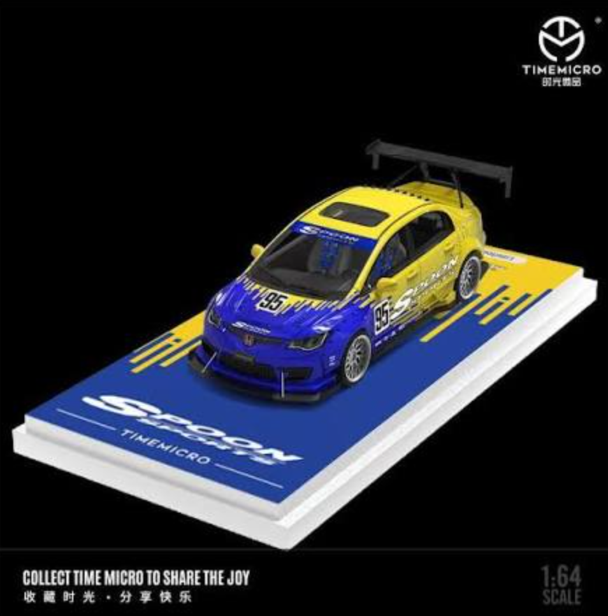 Time Micro 1:64 Honda Civic Spoon Series