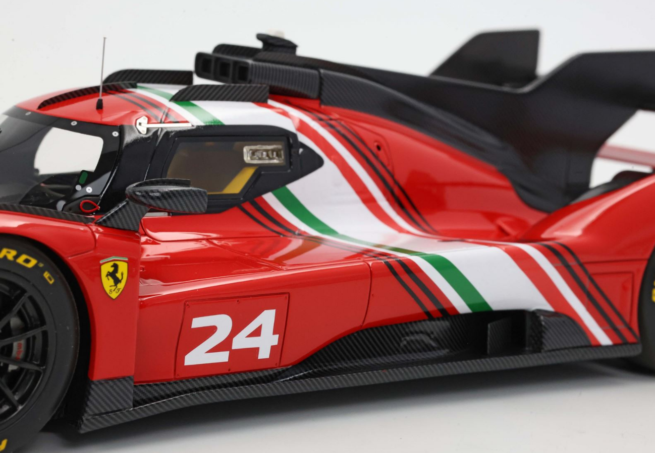 [PRE-ORDER] BBR 1:18 Ferrari 499P Modified (Carbon-Fiber Base)