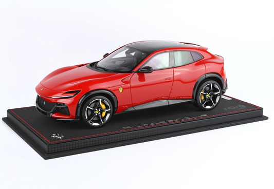 BBR 1:18 Ferrari Purosangue (Panoramic Roof) - Rosso Corsa