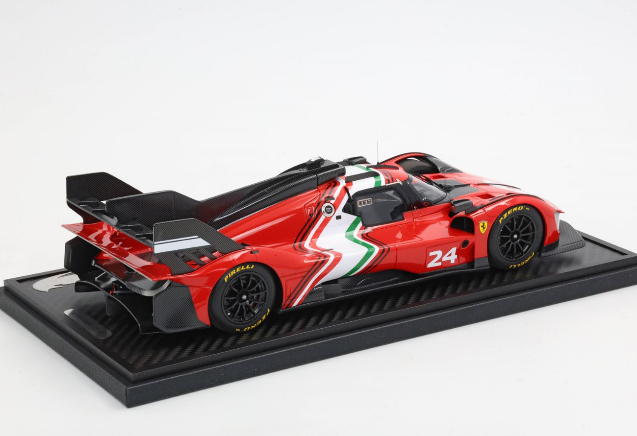 [PRE-ORDER] BBR 1:18 Ferrari 499P Modified (Carbon-Fiber Base)