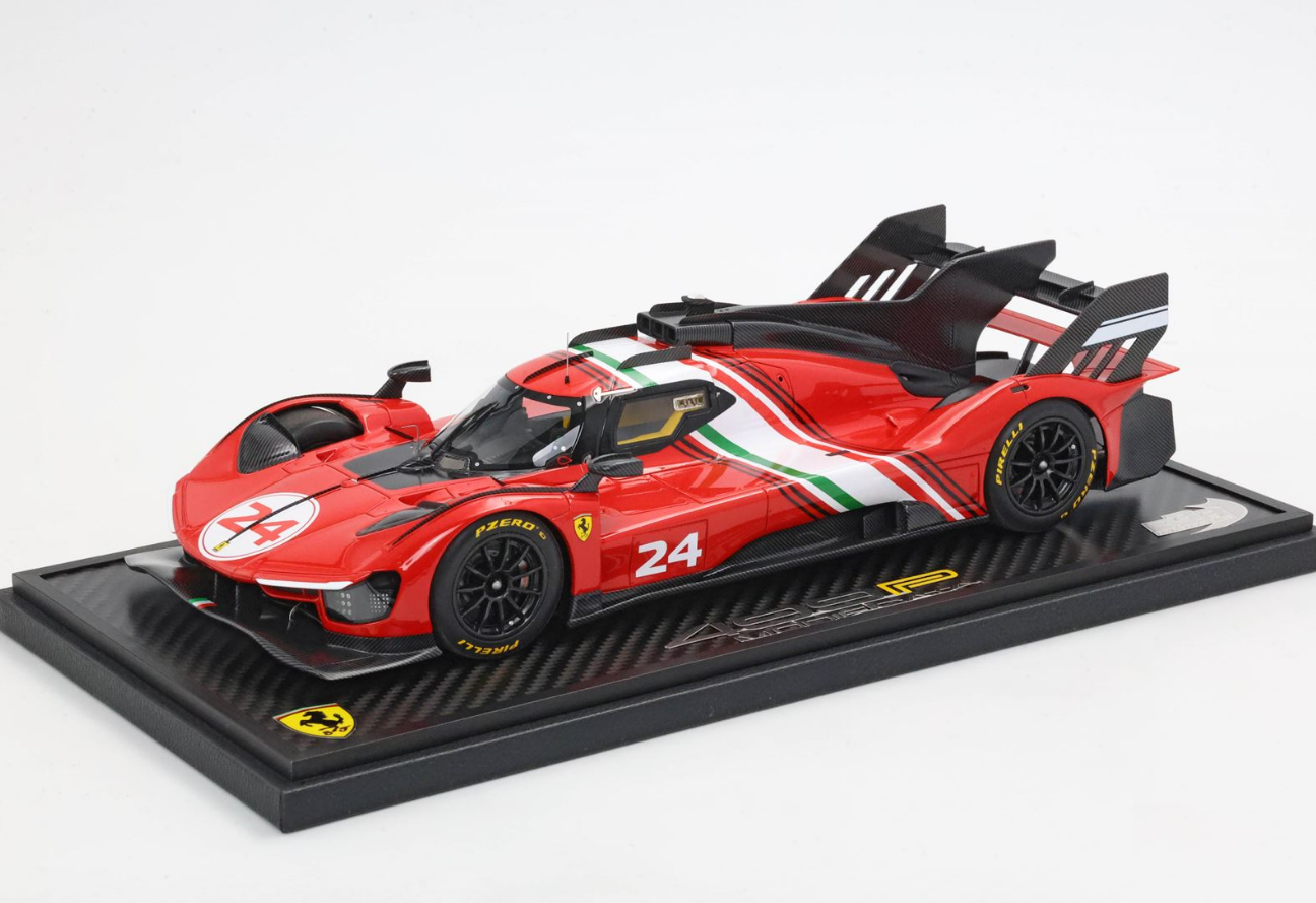[PRE-ORDER] BBR 1:18 Ferrari 499P Modified (Carbon-Fiber Base)
