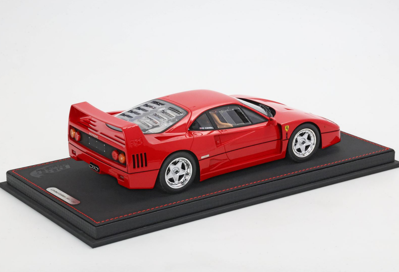 [PRE-ORDER] BBR 1:18 Ferrari F40 1987 - Ex Nigel Mansell