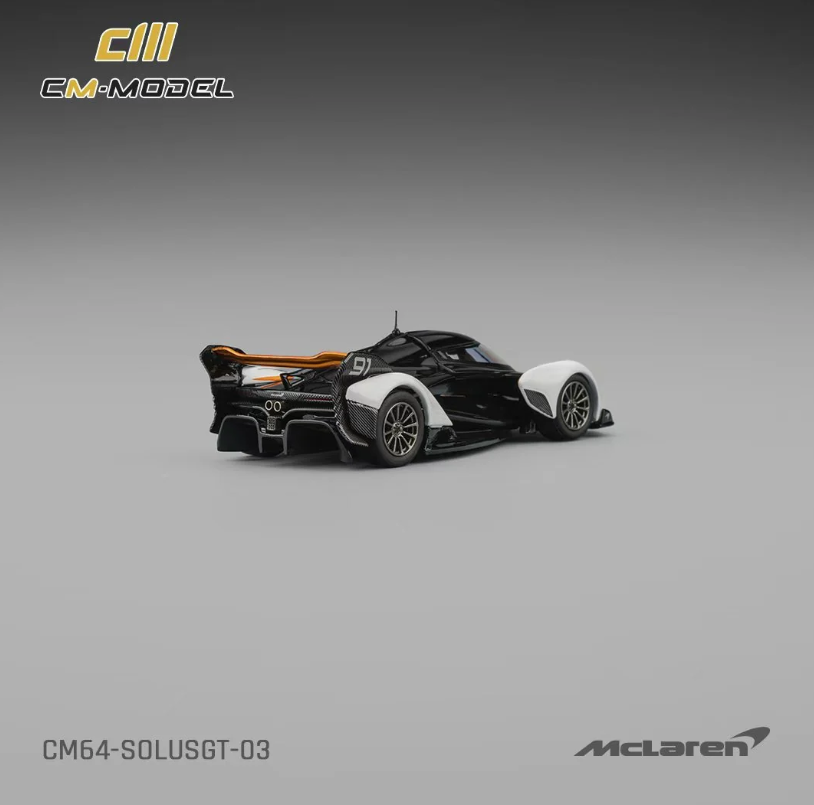 CM Model 1:64 McLaren Solus GT (White/Orange)