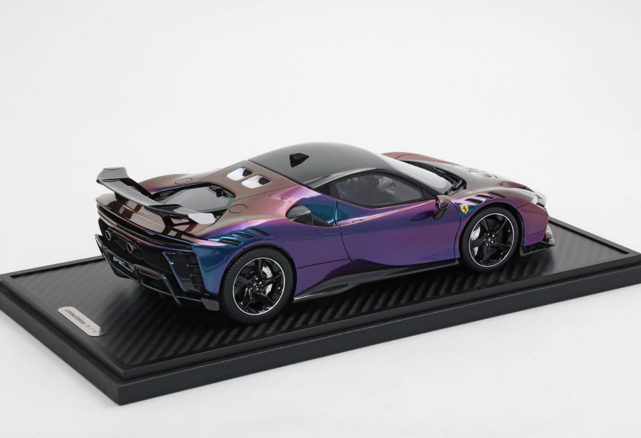 [PRE-ORDER] BBR 1:18 SF90 XX Stradale (Chamaleon and black roof)