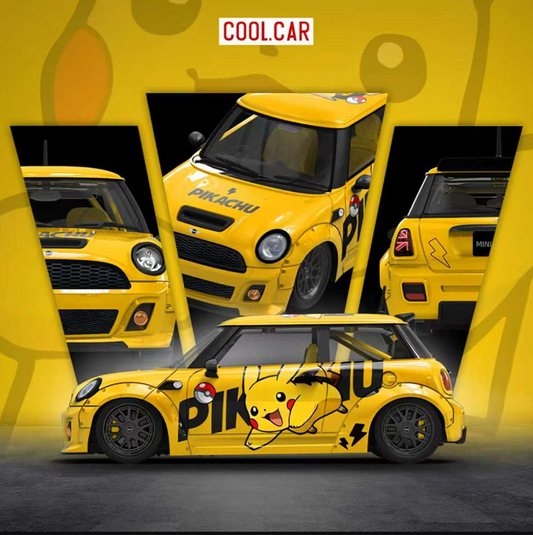 Cool Car 1:64 Mini Cooper 'Pikachu'