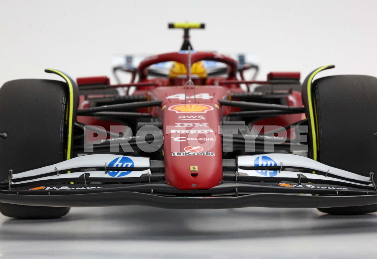 [PRE-ORDER] BBR 1:18 Ferrari SF25 F1 China GP - WINNER HAMILTON