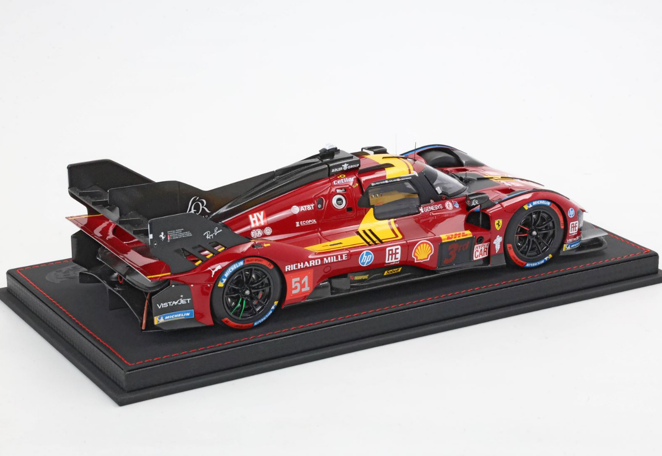 PREORDER BBR 1:18 Ferrari 499P car n. 51 - 3rd Qatar 1812km 2025
