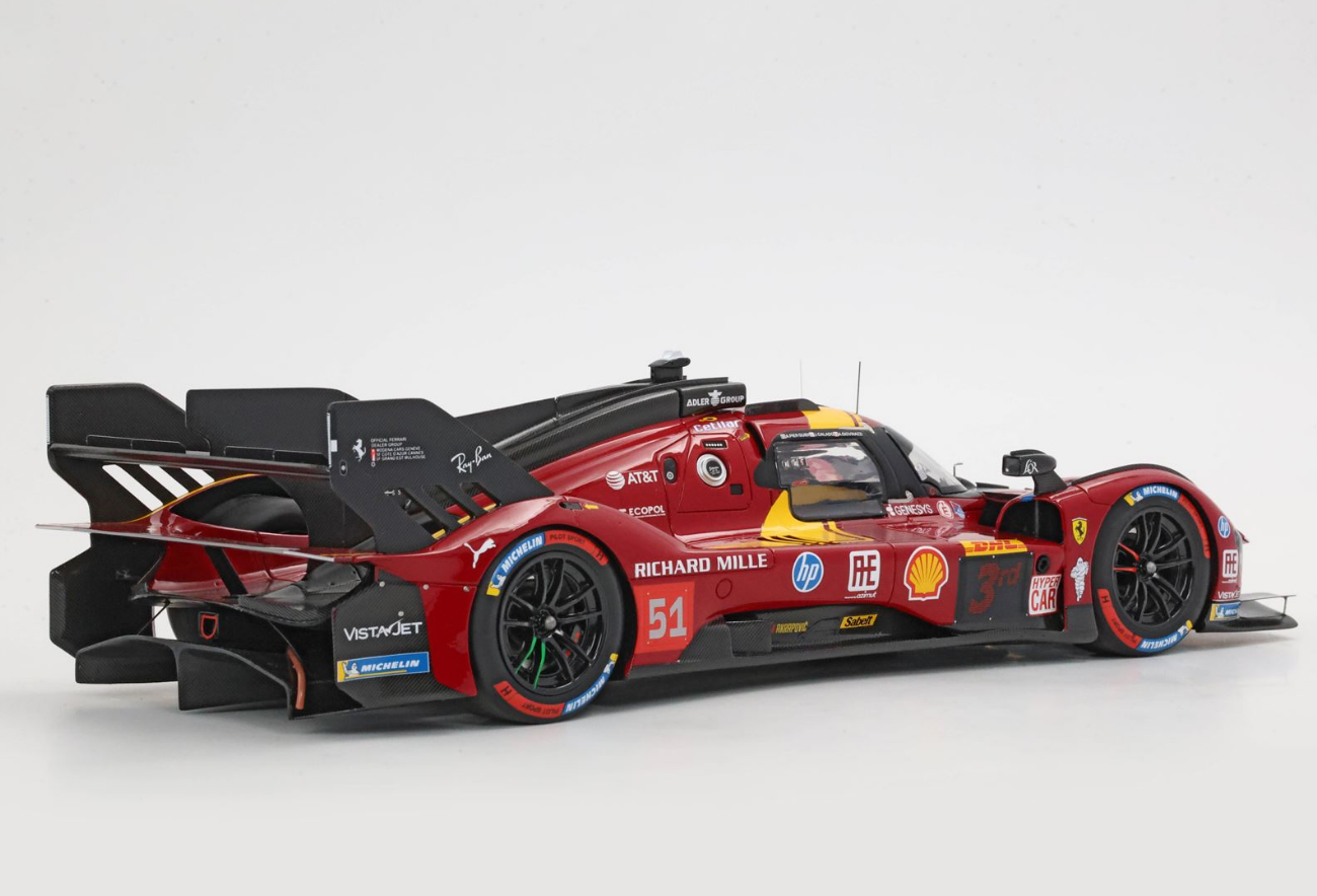 PREORDER BBR 1:18 Ferrari 499P car n. 51 - 3rd Qatar 1812km 2025
