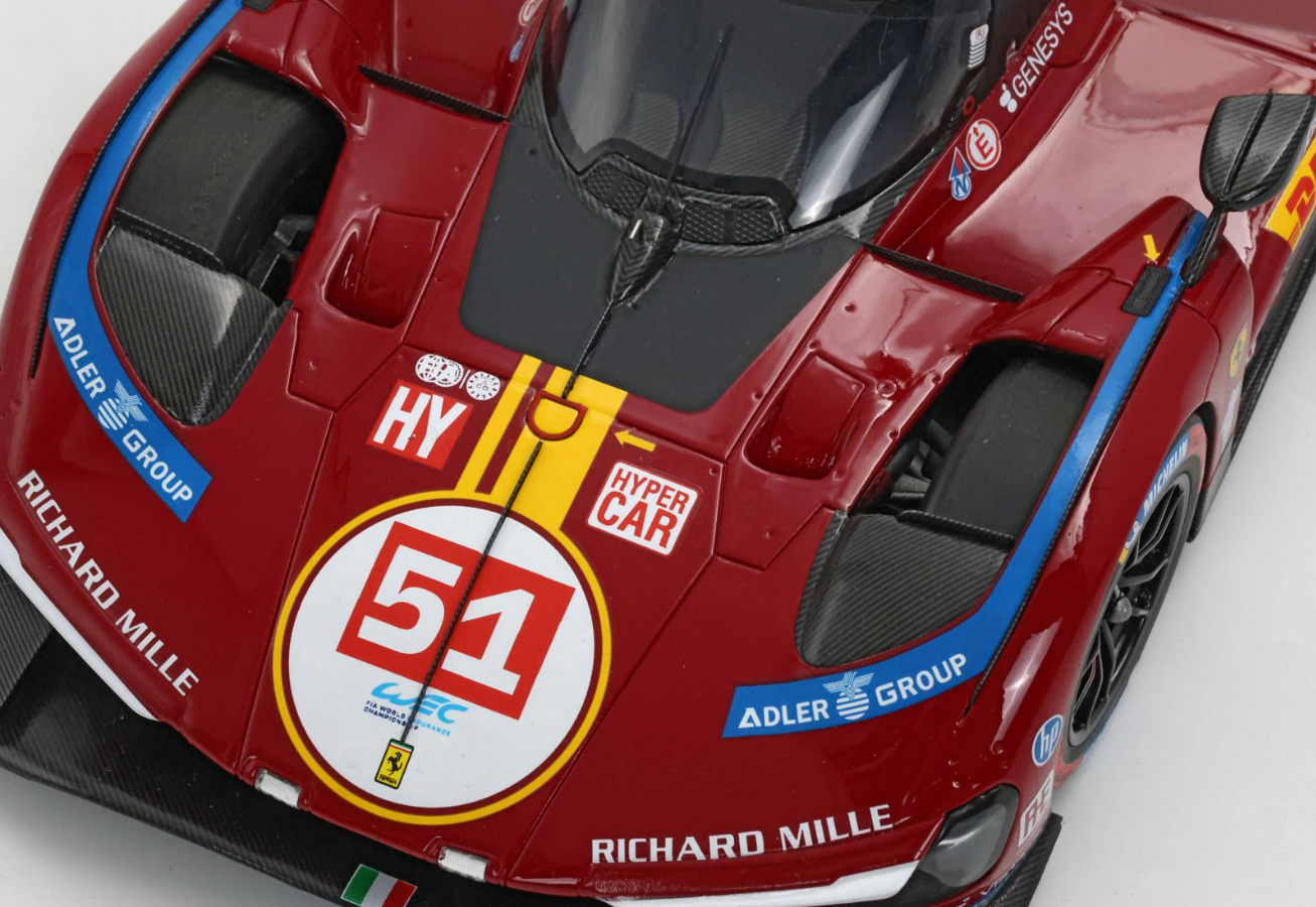 PREORDER BBR 1:18 Ferrari 499P car n. 51 - 3rd Qatar 1812km 2025