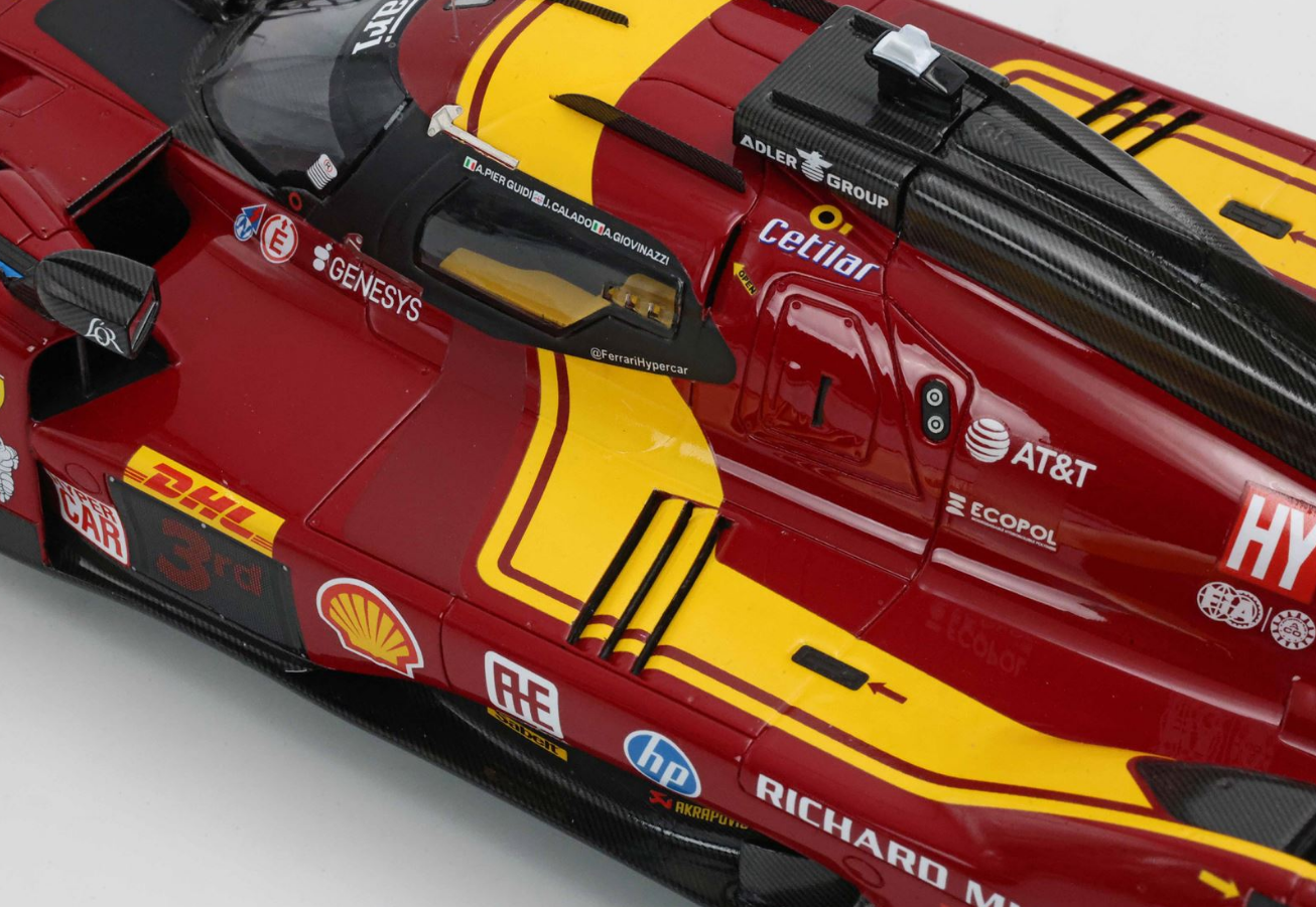 PREORDER BBR 1:18 Ferrari 499P car n. 51 - 3rd Qatar 1812km 2025