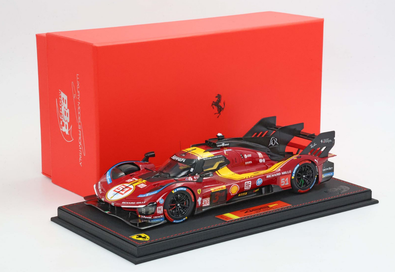 PREORDER BBR 1:18 Ferrari 499P car n. 51 - 3rd Qatar 1812km 2025