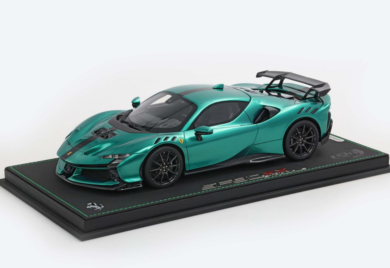 BBR 1:18 Ferrari SF90XX Stradale (Green Jewel)