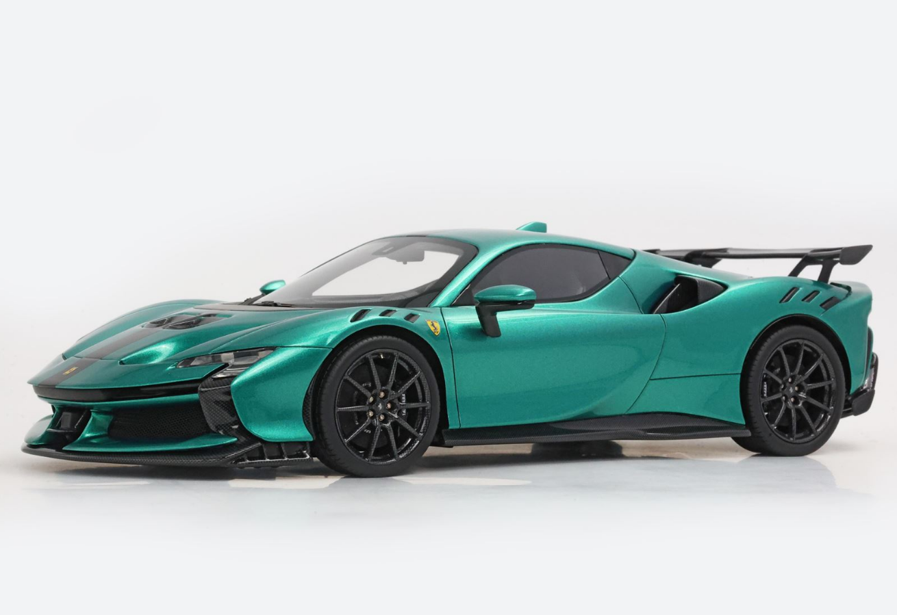 BBR 1:18 Ferrari SF90XX Stradale (Green Jewel)