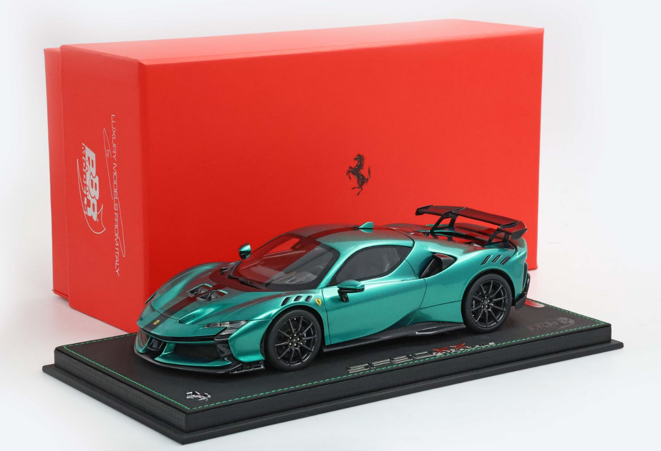 BBR 1:18 Ferrari SF90XX Stradale (Green Jewel)