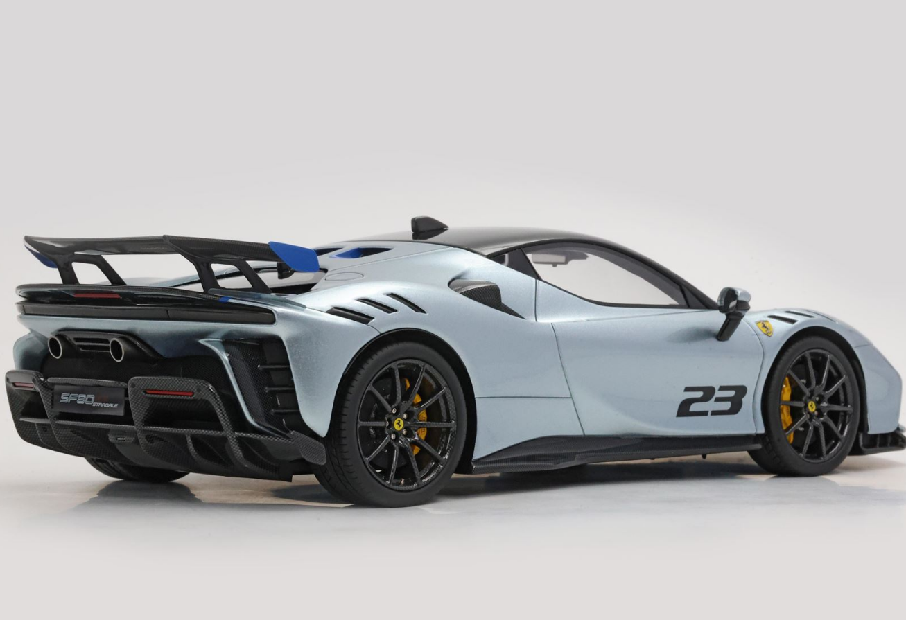 BBR 1:18 Ferrari SF90XX Stradale (Titan Gray)