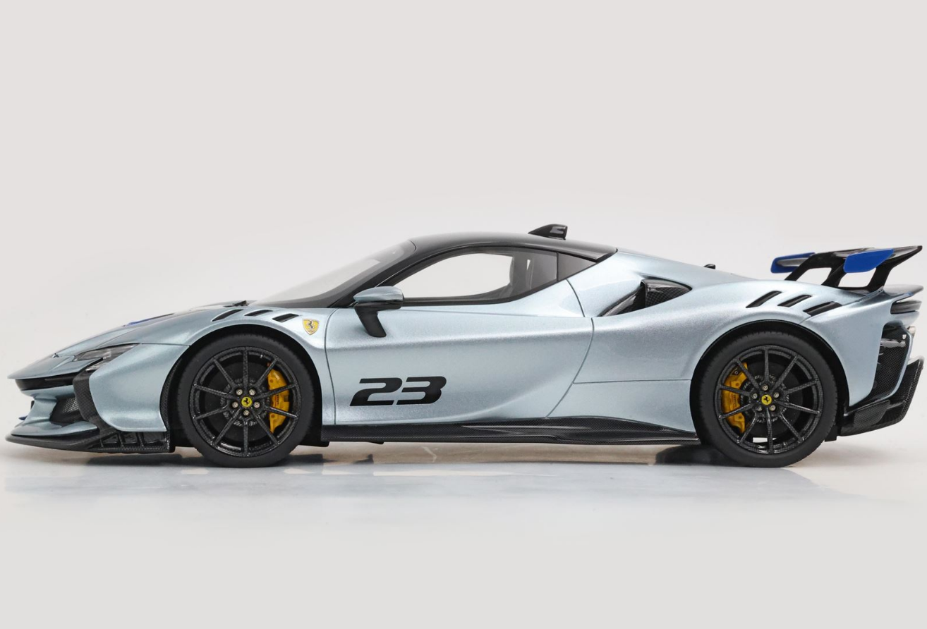 BBR 1:18 Ferrari SF90XX Stradale (Titan Gray)