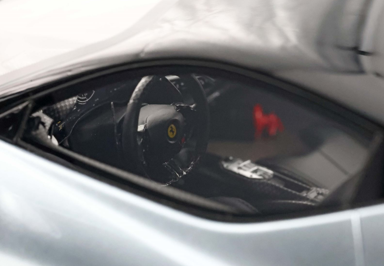 BBR 1:18 Ferrari SF90XX Stradale (Titan Gray)