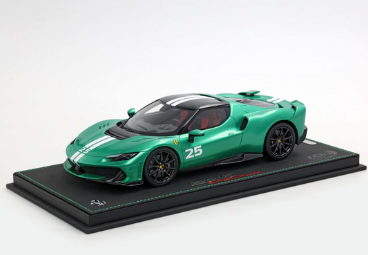 BBR 1:18 Ferrari 296 Speciale Showcar (Verde Nurburgring with livery)